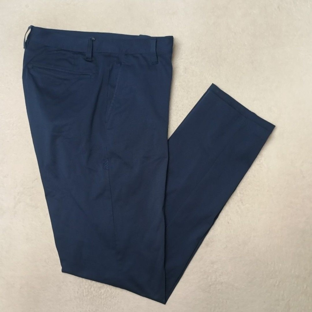 Rhone Pants Men 32x32 Blue Chino Slim Commuter Golf Travel Performance Tech